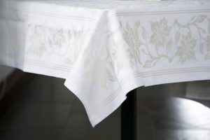 Hvid damaskdug