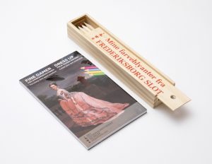 Small colouring book with colouring pencils